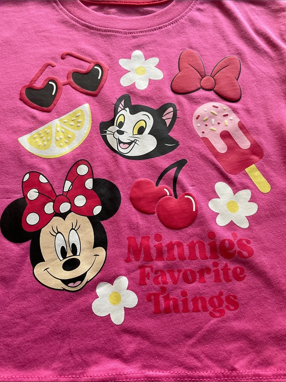 Disney Girls 2T Minnie Mouse Shorts Set